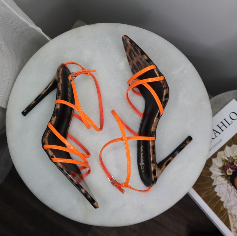 Cape Robbin | Leopard Print and Orange Accent | Size 10